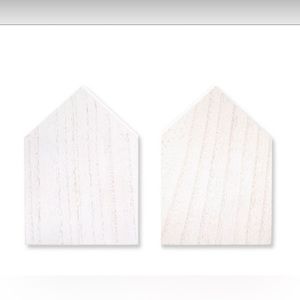 new in unopened box Chalk Couture house cutouts (set of 2)